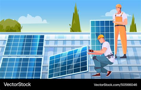Image result for Solar Module Installation Cartoon