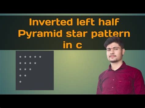 Image result for Left Half Pyramid Pattern