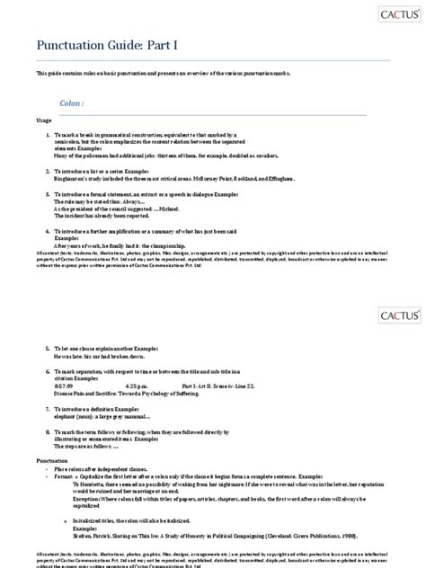 Image result for Punctuation Guide