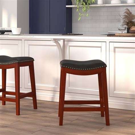 Image result for Cherry Wood Bar Stools