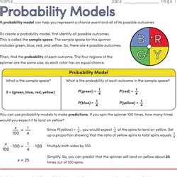 Image result for Probability 7th Grade Printable