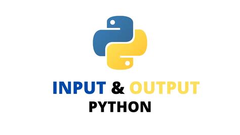 Input and Output in Python に対する画像結果