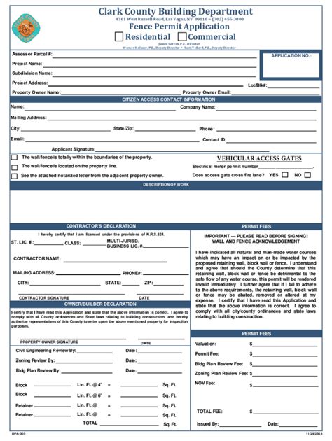 Clark County Building Permit Checklist に対する画像結果