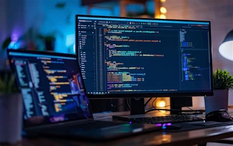 Toradh íomhá ar Monitor With Code