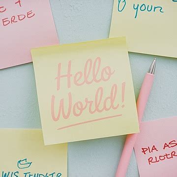 Toradh íomhá ar Writing Note Sticker