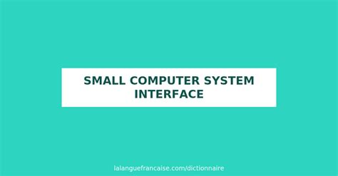 Afbeeldingsresultaten voor Small Computer System Interface in Computer