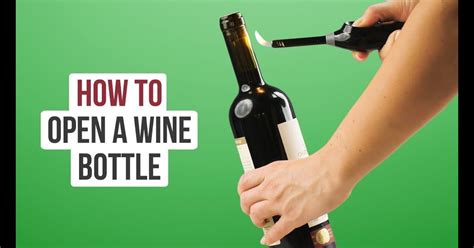 Image result for How to Open a Wine Bottle
