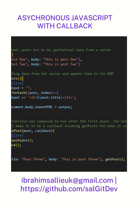 Toradh íomhá ar Advanced Asynchronous JavaScript Jafar