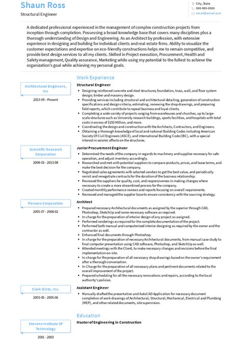 Image result for Structural Projectleader Resume Sample