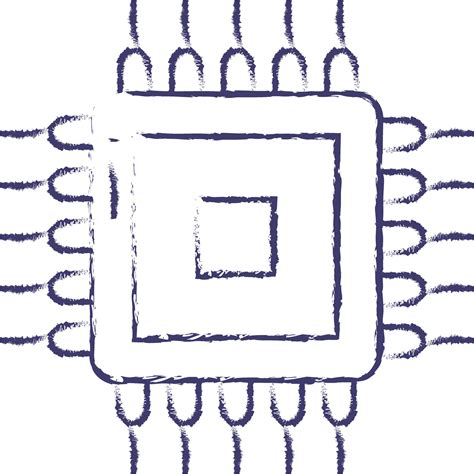 Image result for Microprocessor Easy Drawing