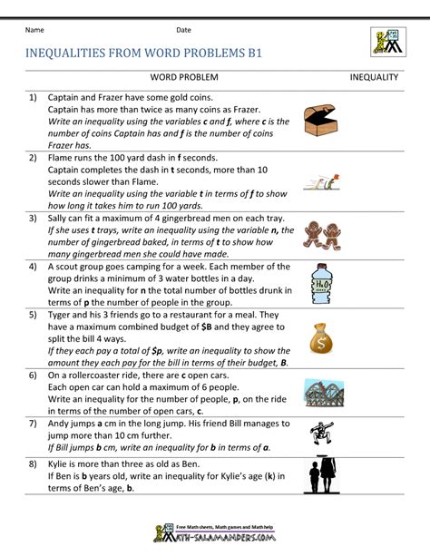 Image result for Inequalities Problems Examples
