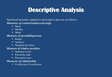Image result for Descriptive Data Definition