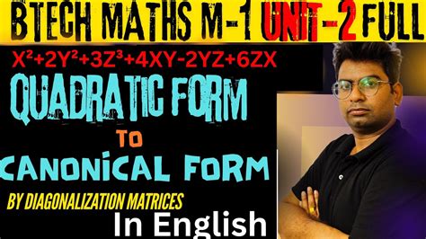 Image result for Diagonalization of Quadratic Form