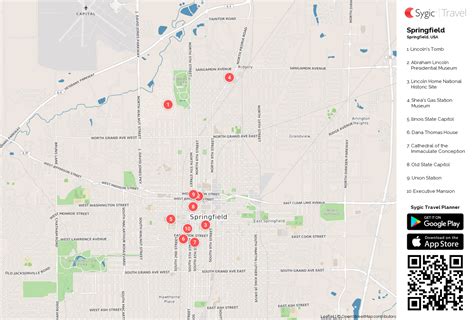 Image result for Downtown Springfield IL Map