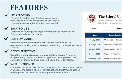 Professional Development Log Template に対する画像結果