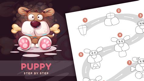 Cartoon Dog Drawing Tutorial に対する画像結果