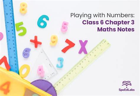 Toradh íomhá ar Playing with Numbers Class 6 Worksheet Notes PDF Free