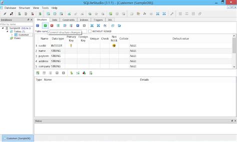 Image result for SQLite Table Layout Example