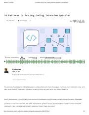 Coding Interview Fancy Patterns に対する画像結果
