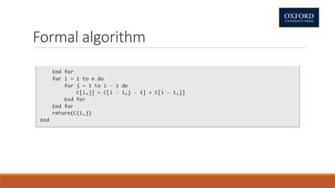 Toradh íomhá ar Formal Algorithm Definition