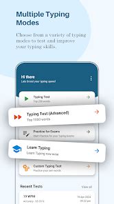 Typing Test App Design に対する画像結果
