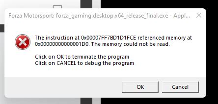 Toradh íomhá ar Forza Memory Low On Computer