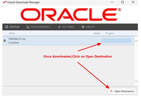 Toradh íomhá ar Oracle Client Software
