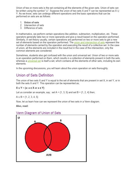 Venn Diagram | PDF | Set (Mathematics) | Empty Set
