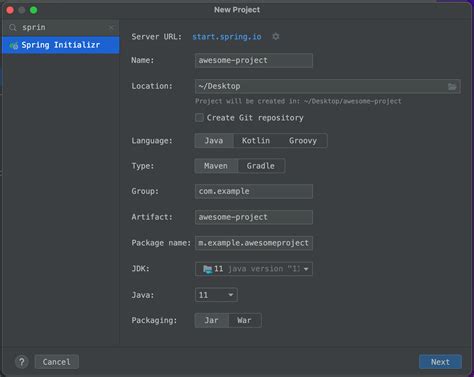 Afbeeldingsresultaten voor Create Spring Boot Project