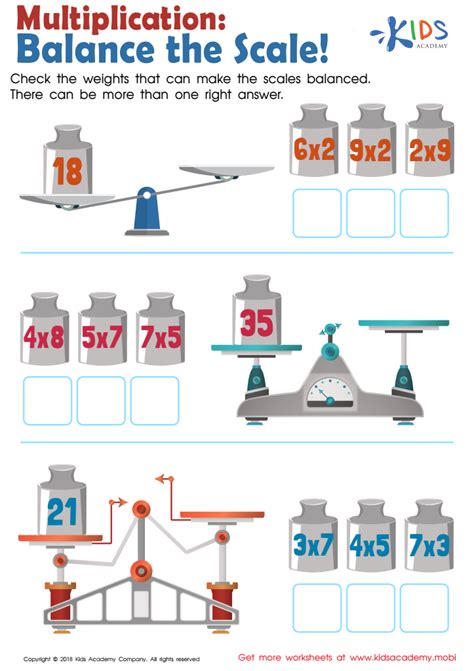 Afbeeldingsresultaten voor Balance Scale Math Worksheets
