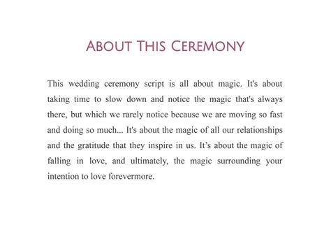 Image result for Beautiful Wedding Ceremony Script