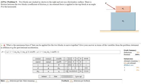 Image result for Stack 2 Block Force Diagram