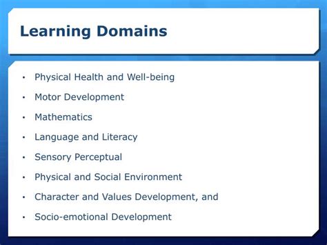 Define Learning Domains に対する画像結果