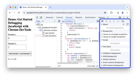 Image result for Debug JavaScript API Locating Chrome