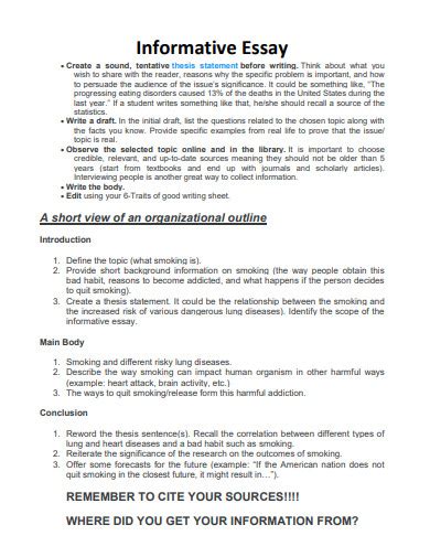 Informative Writing Samples に対する画像結果