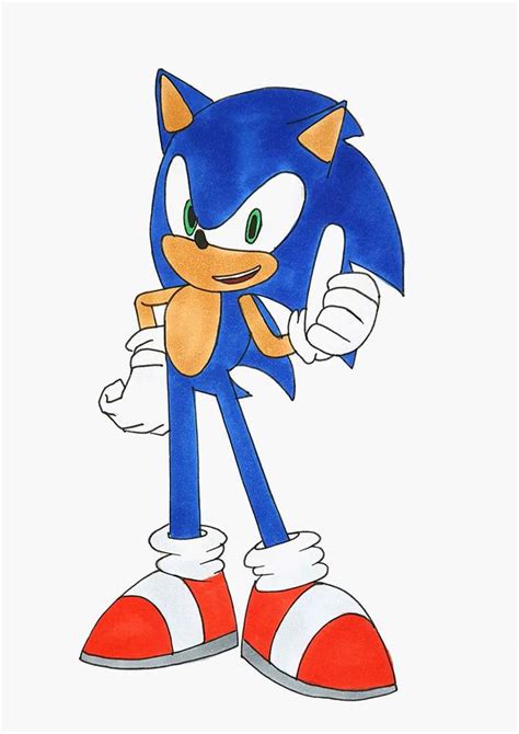 Image result for How to Draw Blue Sonic