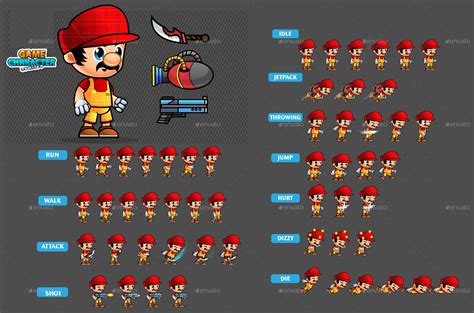 Image result for 3D Character Sprite Sheet