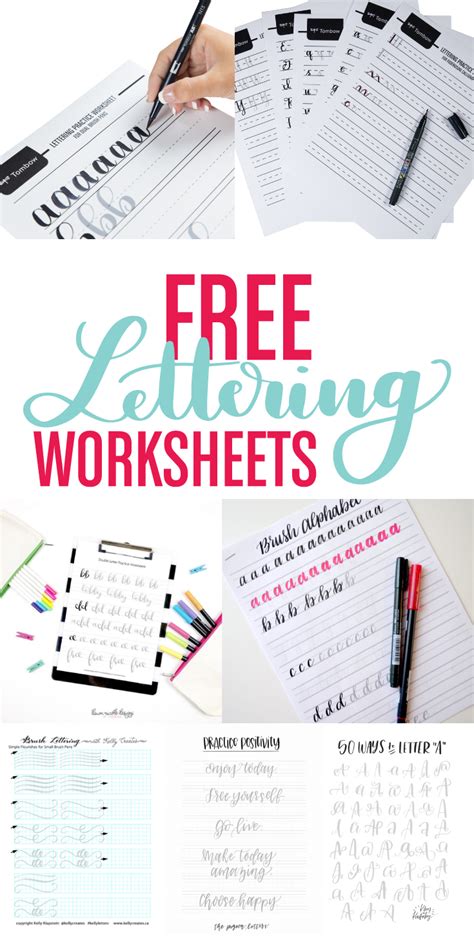 Image result for Free Printable Hand Lettering PDF