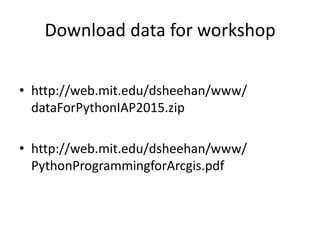 Toradh íomhá ar Python Programming for ArcGIS