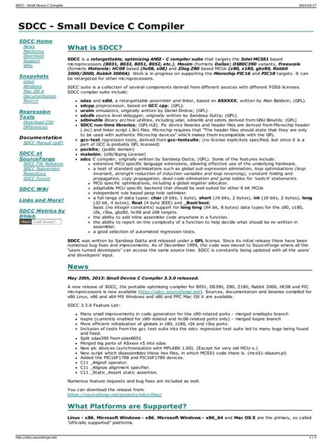 Small Device C Compiler に対する画像結果