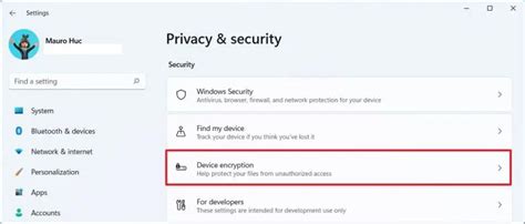Toradh íomhá ar Device Encryption Settings FR