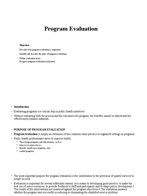Program Evaluation に対する画像結果
