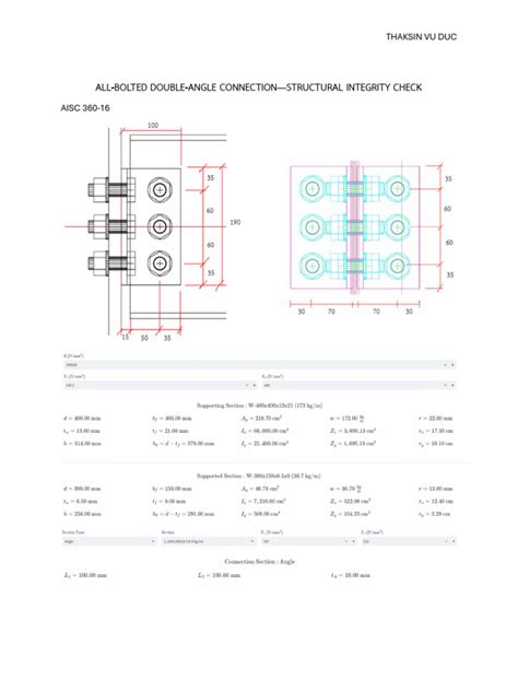 Image result for Double Angle Connection