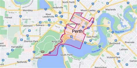 Image result for perth postcode 6000 map
