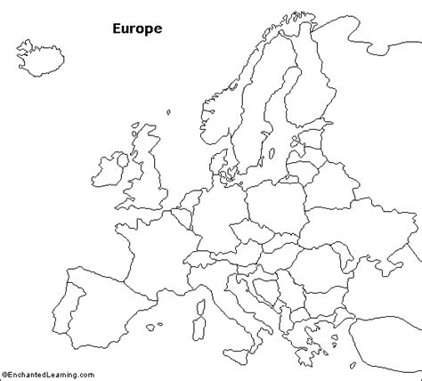 Bildergebnis für Simple Outline Map of Europe