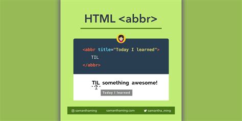 Image result for HTML Abbr Tag