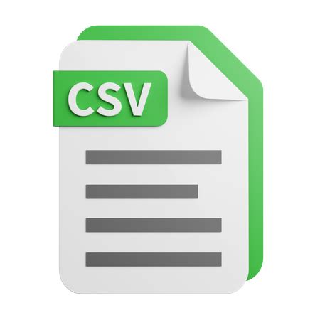 Toradh íomhá ar Icon for CSV Excel File