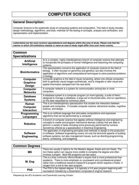 Image result for Technical Description Topics Computer Science