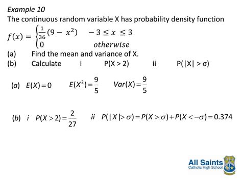 Image result for Variance of Continuous Random Variable