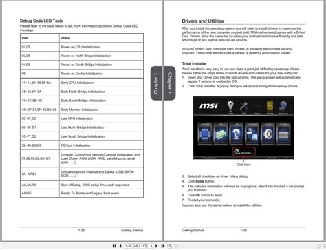 Toradh íomhá ar MSI Motherboard Manual PDF